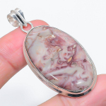 Natural Dolomite Gemstone 925 Sterling Silver Jewelry Pendant 2.25 o0u71