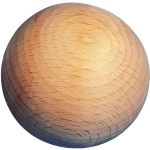 Boule en bois - Rayher - Brut - Beige - Mixte - D&eacute;coration artisanale must