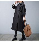 Suur suurus naiste cargo tuulejakk kevad s&uuml;gis keskmise pikkusega varrukatega kraavimantel naiste &uuml;lem&otilde;&otilde;duline vabaaja &uuml;ler&otilde;ivas XXL