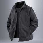 Meeste kevad-s&uuml;gis p&uuml;stkraega kerge jakk, lai l&otilde;ige, suuremad suurused, kohandatav logo 2XL must