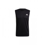 Adidas 3-Triibu Tanktop, Hingav Varrukateta Treeningmeeste Topp Must GM2130 XS