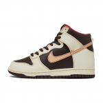 Nike Dunk High GS Baroque Brown Laste tossud Seesam Kookospiim M&uuml;stiline Punane DB2179-200 36