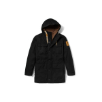 Timberland Soe isoleeritud mitmetaskuline keskmise pikkusega kapuutsiga p&uuml;stjakk Meeste jakk Must A22UH-001 M