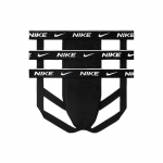Nike &uuml;hev&auml;rvilise logoga kolmnurkne aluspesu 1 komplekt 3 tk Meeste aluspesu Must KE1188-001 L