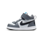 Nike Court Borough Mid Vabaaja Mugavad Libisemiskindlad Kulumiskindlad Hingavad Keskmise S&auml;&auml;rega K&auml;imissussid Beebikingad 870027-009 21 gray
