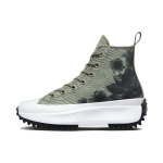 Converse Run Star Hike Platvormiga Vabaaja Vastupidavad K&otilde;rge s&auml;&auml;rega L&otilde;uendikingad Unisex Tossud Rohelised A00833C 46