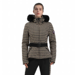 Naiste &uuml;lik&uuml;lma topeltlaua suusariided: Tuulekindel, udusulgedega soojustatud, soe suusajope Large