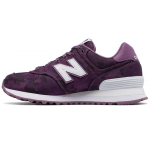 New Balance Nb 574 Kamuflaažkangas S&uuml;nteetiline Nahk Madala s&auml;&auml;rega Jooksujalatsid Naiste toss Camo-Lilla WL574MWA 37.5