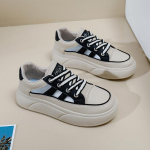 Suvi Uus Korea Ins Hingav Valged Kingad Naiste &Otilde;&otilde;nes Vabaaja Pl&auml;tvormkingad Paksu P&otilde;hjaga K&otilde;igega Sobivad Sh618 40