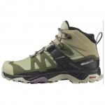 Salomon X Ultra 4 Mid Gore-Tex Mugavad Mitmek&uuml;lgsed Libisemiskindlad Vastupidavad Madalad Matkasaapad Naiste Matkasaapad Roheline 474550 40