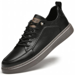 Kevadised ja s&uuml;gisesed meeste Oxfordi kingad paeltega pehme tallaga vaba&otilde;uspordijalatsid br&auml;nd kulumiskindlad ehtsast nahast reisikingad 45 must