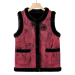 Vest uus talvine soe naise vest vana kampsuni vest XL (85-52.5kg recommended) punane