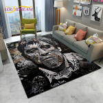 Scarface 3D Klassikaline Film Tony Vaip Kodu Elutuba Magamistuba Diivan Uksematt Dekoratsioon, Laste M&auml;nguala Vaip Libisemiskindel P&otilde;randamatt 60*90cm
