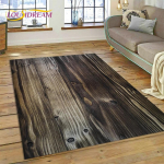 V&auml;rviline 3D puiduteraline vaibavaip magamistoa elutoa koduseks diivani kaunistamiseks, lastem&auml;ngud, suur sisekujundusega p&otilde;randamatt, libisemiskindel 40x60cm( 15x23in )