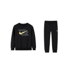 Nike Vabaaja spordidress &Uuml;mar kaelus Stiilne Pikkade varrukatega Elastne v&ouml;&ouml;koht Pikad p&uuml;ksid Laste &uuml;likonnad Must N32442170GS-003 S black