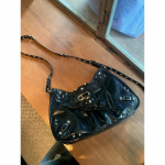 Suure Mahutavusega Moodne Neetidega Pariisi Mootorratturi &Uuml;he&otilde;lgne Crossbody Kott must