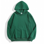 Unisex Trendikas Raskekaaluline 480g Puuvillane Fliisvoodriga Huppar &ndash; S&uuml;gis/Talv Madalate &Otilde;lgadega Pullover 2XL