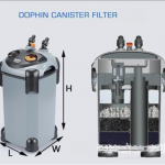 Akvariumi v&auml;line filtreerimiss&uuml;steem Kalapaagi filter CF pneumaatiline v&auml;line biokeemiline filtert&uuml;nn CF-300