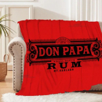 Don Papa Rum Veinikunstimustritega Flanellitekk Superpehme Loomamustriga Diivanikate Madratsikate Laisk Mugav Tekk 30x40in