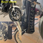 Alumine radiaatoriraam Harley Softail Street Fat Bob Breakout FXBR mootorrattatarvikutele must