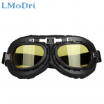 LMoDri Retro mootorratta motokrossi kiiver Piloodi kaitseprillid Jet Aviator Vintage Pilot Prillid Mootorratta t&otilde;ukeratta prillid UV jaoks 4