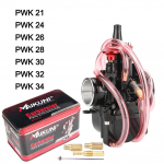 Mootorrataste v&otilde;idus&otilde;iduosad karburaator Pwk 21 24 26 28 30 32 34 MM PWK Carb Power Jet Fit rolleriga ATV Quad Dirt Bike 21mm Maikuni