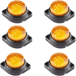 APSMOTIV 6 tk LED-markertuled haagisele 12V haagise kinnitus kollane LED poolhaagistele freightliner kaubavedu Gabariidituled Universaalne sobivus merevaigukollane