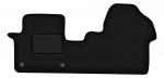 Dywaniki samochodowe welurowe czarne do: Fiat Scudo III dostawczy (2021-)