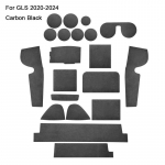 20pcs For Mercedes Benz GLS X167 gls350 gls400,Top Suede Center Console Cup Holder Anti-Slip Coasters Storage Mats Pad Accessory GLS 20-24