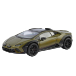 1/18 Lamborghini Huracan Sterrato SupercaAlloy Mudelauto M&auml;nguasi Diecasts Metallivalu Heli ja Valgustusega Auto M&auml;nguasi Lastele S&otilde;iduk roheline