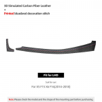 Betterhumz Auto keskkonsooli ja armatuurlaua dekoratiivriba BMW X5 F15 X6 F16 2014-2018 jaoks Autole Valmistatud Alcantara Siseviimistlus carbon leather LHD
