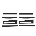 For Volvo S90 xc60 modified leather door sill lower guard and welcome pedal decorative accessories XC60 2026