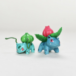 Anime Pokemoni Kuju Bulbasaur Evolutsiooniline Kombinatsioon Tegevuskuju PVC Kuju Laua Kaunistus Kogumismudel M&auml;nguasjad Kingitused