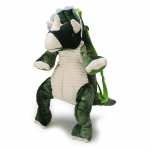 Plush T-Rex seljakott lastele Dinosaurusekott lastele reguleeritavate rihmadega Dinosaurusekost&uuml;&uuml;mi tarvikud poistele ja t&uuml;drukutele