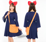 N&otilde;ia Cosplay Kiki Cosplay Paelaga Kleit Kott Cosplay Moe Armas Halloweeni Kost&uuml;&uuml;m Cosplay Halloweeni Kost&uuml;&uuml;m 2D Anime Kost&uuml;&uuml;m Naistele T&auml;iskasvanud Noorem ja oranž