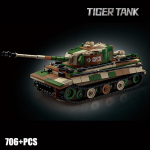 S&otilde;jav&auml;eline WW2 MOC Tiiger Raske Tank Armee Peamine Lahingutank S&otilde;durid Kujud Ehitusklotsid Tellised Komplekt Lastele Poistele M&auml;nguasjad Kingitused