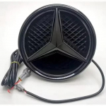 Auto esiv&otilde;re valgustatud t&auml;he embleem LED valgustusega logo valge sinine punane valgus Mercedes Benz W205 C E R ML GL GLA CLA CLS 2013-2016 jaoks Glowing blue