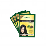 Sunny Herbals Must juuksev&auml;rv 20g x 4 tk pakis | Henna, Amla, Shikakai & Bhringraj | Kauap&uuml;siv, ammoniaagivaba, silikoonivaba, unisex