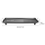 27'' 1500W Elektriline praepann Teppanyaki grillpliit Mittekleepuv suur praepann Pikk t&ouml;&ouml;pind reguleeritava temperatuuriga Lauapealne grill must