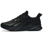 Anta Textile, Synthetic Leather Cushioning Breathable Lightweight Low top Running Shoes Men's Black Gray 112235571-7 39