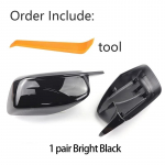 1 paar BMW 5. seeriale E60 E61 E63 E64 2004-2008 M-stiilis tahavaatepeegli katted k&uuml;ljekatte liist 520i 525i 528i 528xi 530i