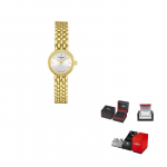 TISSOT Le Ai Kollektsioon Kvartsmehhanismiga Naiste K&auml;ekell 19,5mm H&otilde;bedane sihver Roostevabast terasest korpus T058.009.33.031.00 Regular Watch Box