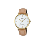 CASIO Naiste Standardseeria Valge Kell LTP-VT01GL-7B LTP-VT01GL-7B Brown Strap white