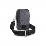 Louis Vuitton Monogrammi L&otilde;uend Reguleeritav Eemaldatav &Otilde;larihm Telefonikott Meeste &Otilde;lakott Hall M81321 Gift Set(Basic Set+Box+Shopping Bag)