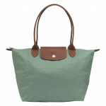 Longchamp Le Pliage Logo Disainiga Nailonist T&otilde;stetav Kott Keskmine Naiste T&otilde;stetavad Kotid Taevasinine 2605089P99 Basic Set (Bag)