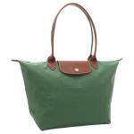 Longchamp Le Pliage T&otilde;mblukuga Kotid Kuldsete Metallist Aktsentidega Naiste T&otilde;mblukuga Kotid Inglise-Roheline 2605089P95 Basic Set (Bag)