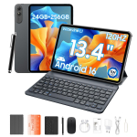OSCAL Pad 200 13.4' Android 16 AI Komplekt Tahvelarvuti 24GB RAM 256GB ROM Kuni 2TB 6+256 hall