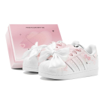 Adidas Originals Superstar 2 Romantiline kingitus Madalad rulaketsid Unisex Roosa Valge IH8659(TeamS2-S-BOX) 35⅔