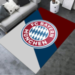 2025 Uus FC Bayern M&uuml;ncheni Vaip Elutoa Magamistoa Kodu Diivani Kaunistuseks, Laste m&auml;ngimiseks Libisemisvastane P&otilde;randamatt47 80x120cm( 31x47in) white