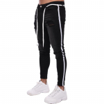 Men Skinny Jeans Biker Destroyed Frayed Fit Denim Ripped side Stripe Pencil Pants Hip Hop Streetwear Teksad S-4XL 3XL must
